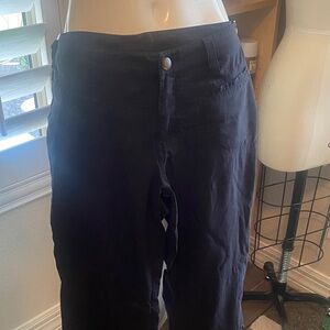 Athleta Black Straight-Leg Pants